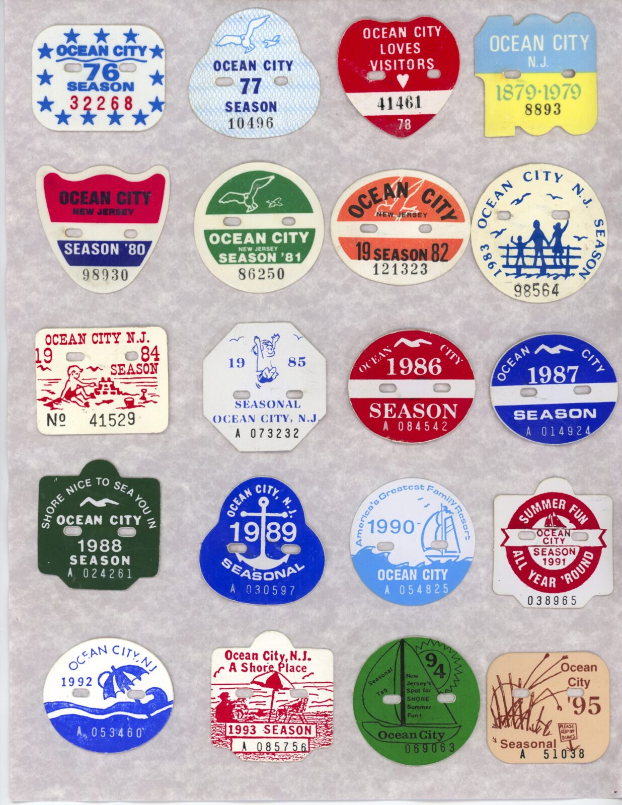 Forty Years of Beach Tags • Ocean City Magazine